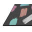 Tapis noir/rose à tisser électrique-1263478209