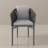 Modern Outdoor Black Wicker Chair Set Of 2