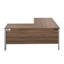Buariki L-Shaped Metal Base Executive Desk-203599900-203599911-203599906