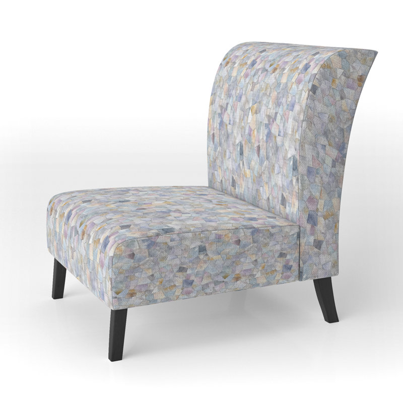 Fauteuil de chambre Patchwork, Pantoufle sans accoudoirs