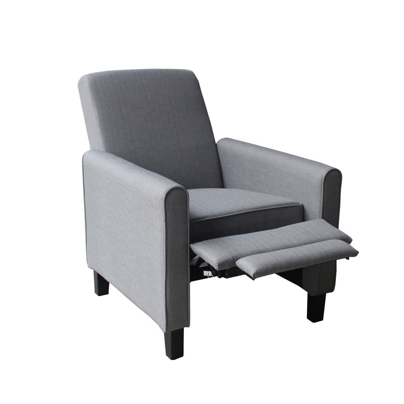 Fauteuil inclinable manuel de 29,5 po Karalina, Gris foncé