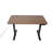 Ik Adjustable Solid Wood Top Metal Base Standing Desk