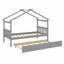 Lit en bois avec couchette-536255764