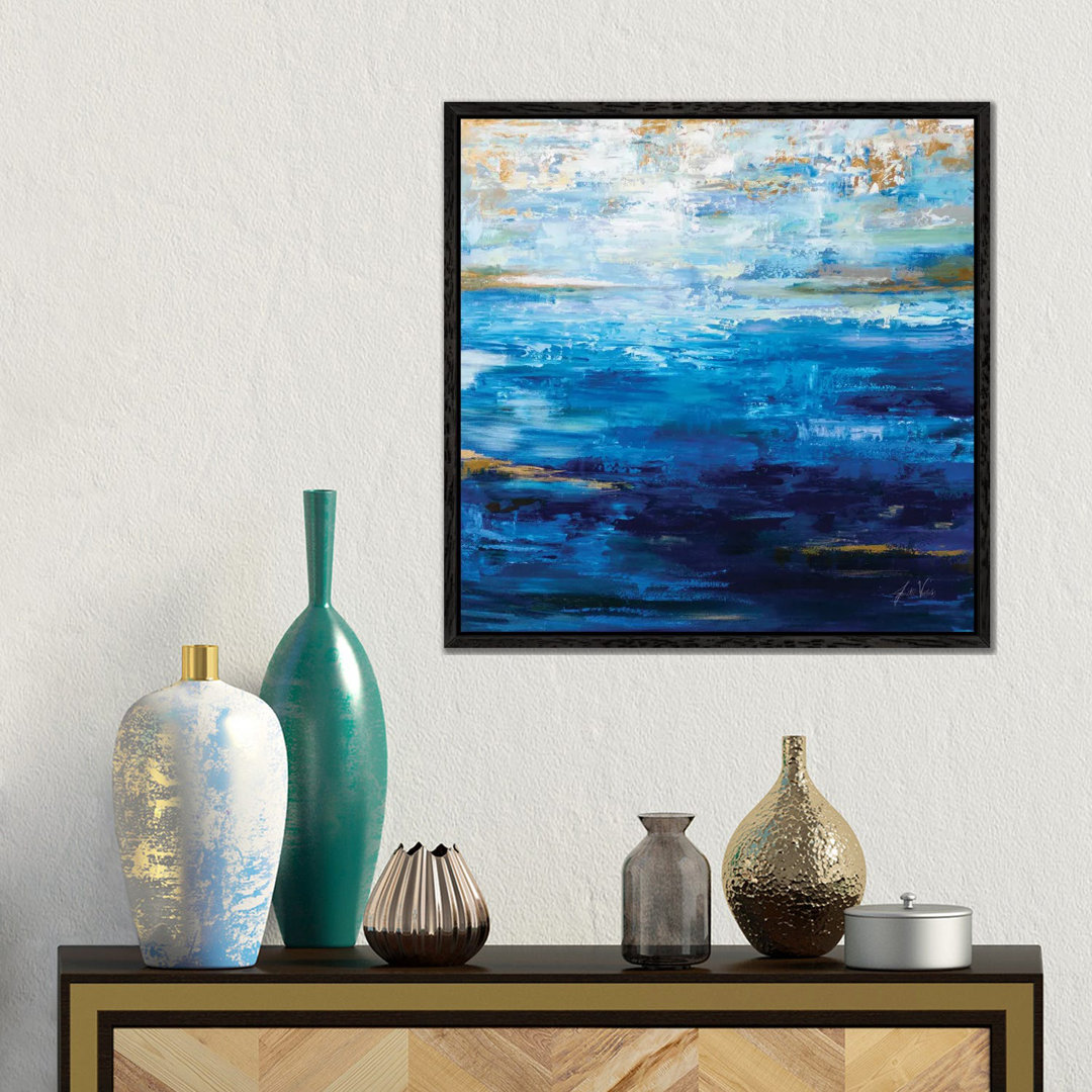 Deep Blue von Jeanette Vertentes - Galerie-verpackte Leinwand Giclée auf Leinwand