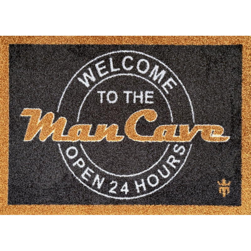 Winston Porter Man Cave Welcome Mat