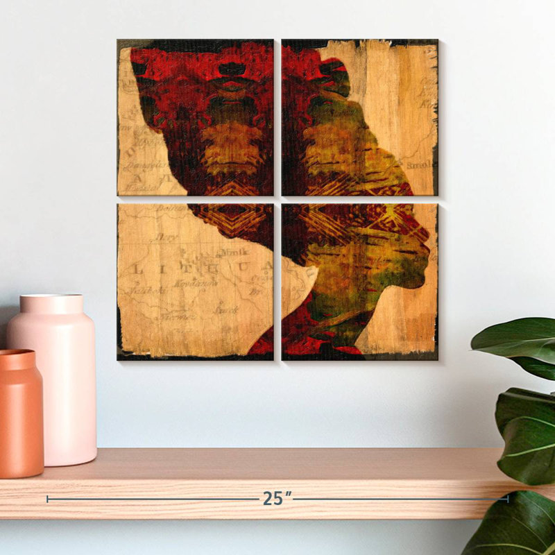 Nubian Queen I, 18" H x 18" W