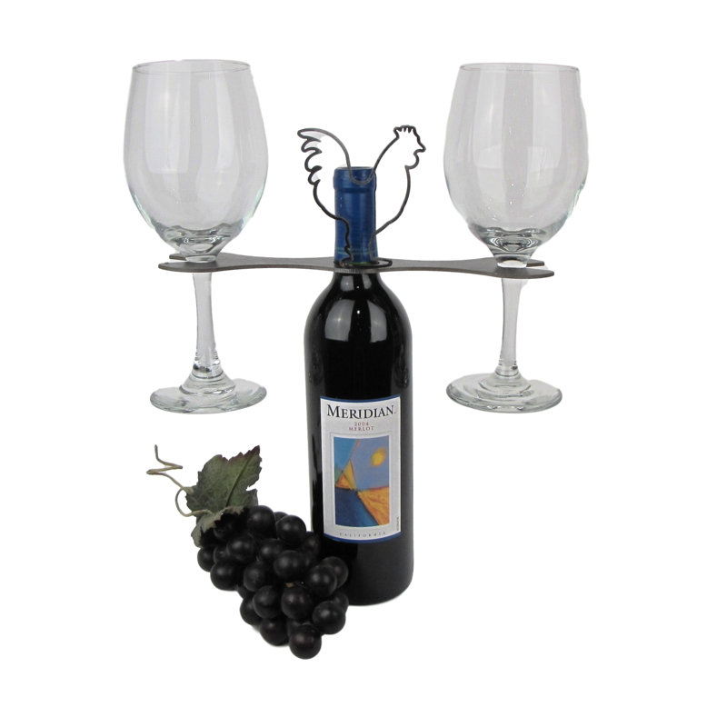 Porte-verre à vin Rooster