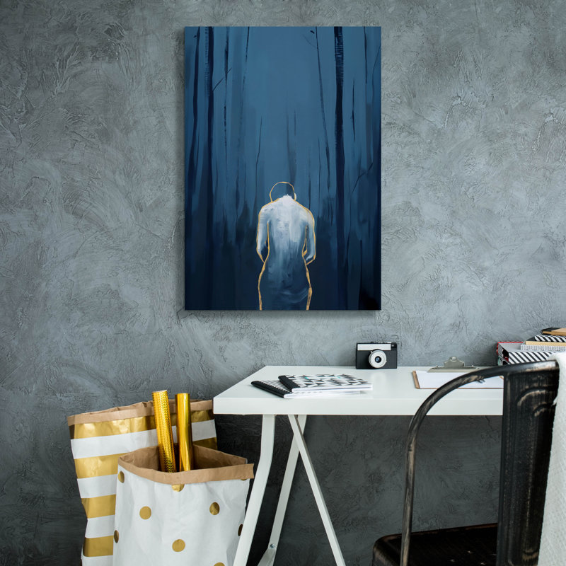 Art mural sur toile Winston Porter «Sadness» par Andreas Magnusson, H 26 po x l 18 po x P 0,75 po