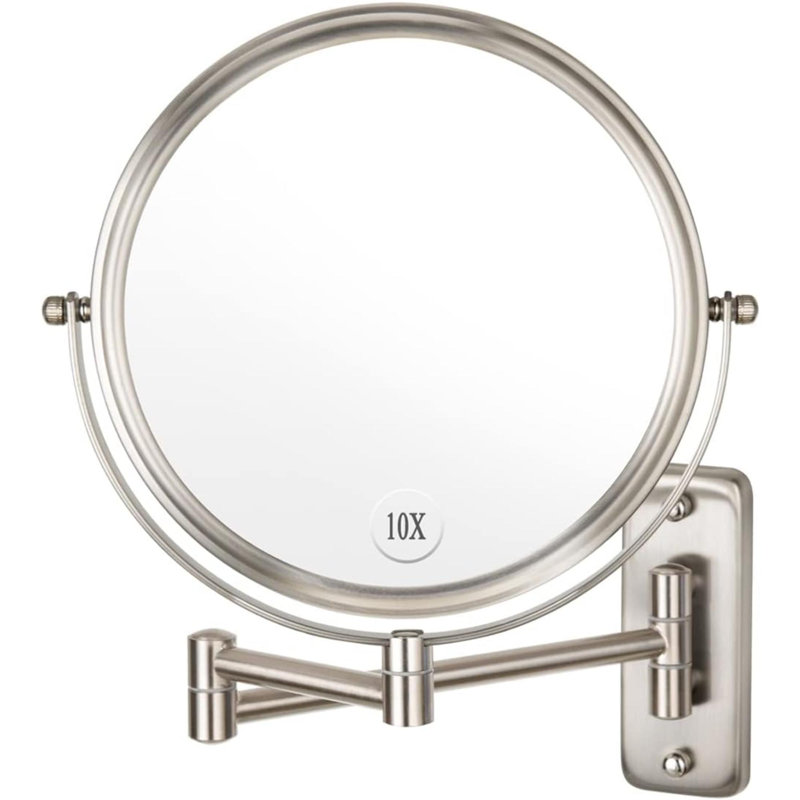 Miroir de maquillage mural grossissant 8 po