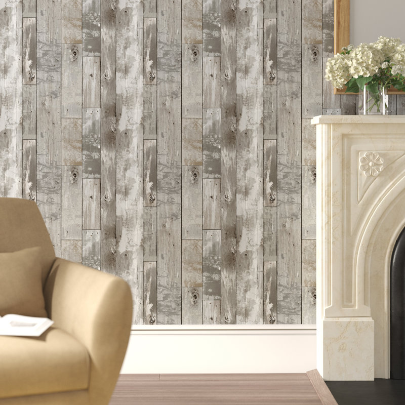 Ventura 10m x 52cm Distressed Wallpaper Roll