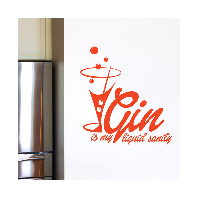 Wall Decal, Orange