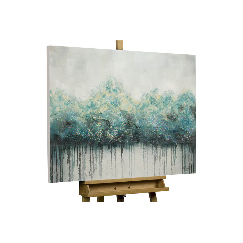 Impermeable Forest Hand -Painted Acrylic Painting