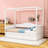 Twin Size Canopy Daybed with Twin Trundle-1320445223