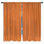 Rideaux géométriques abstraits transparents et obscurcissants - 2 panneaux