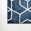 Tapis bleu marine / blanc Mashawna Blocks-112993379