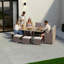 Exia 10 Seater Dining Set with Cushions, UKFR Certified-2103764842