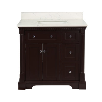 Jianglin 36"" Single Bathroom Vanity Set -  Breakwater Bay, 78094F9E4FF64FE7AD2AB32E17EC246D