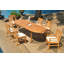 Osborne Outdoor - Piece Teak Dining Set-1167368682-1167368684