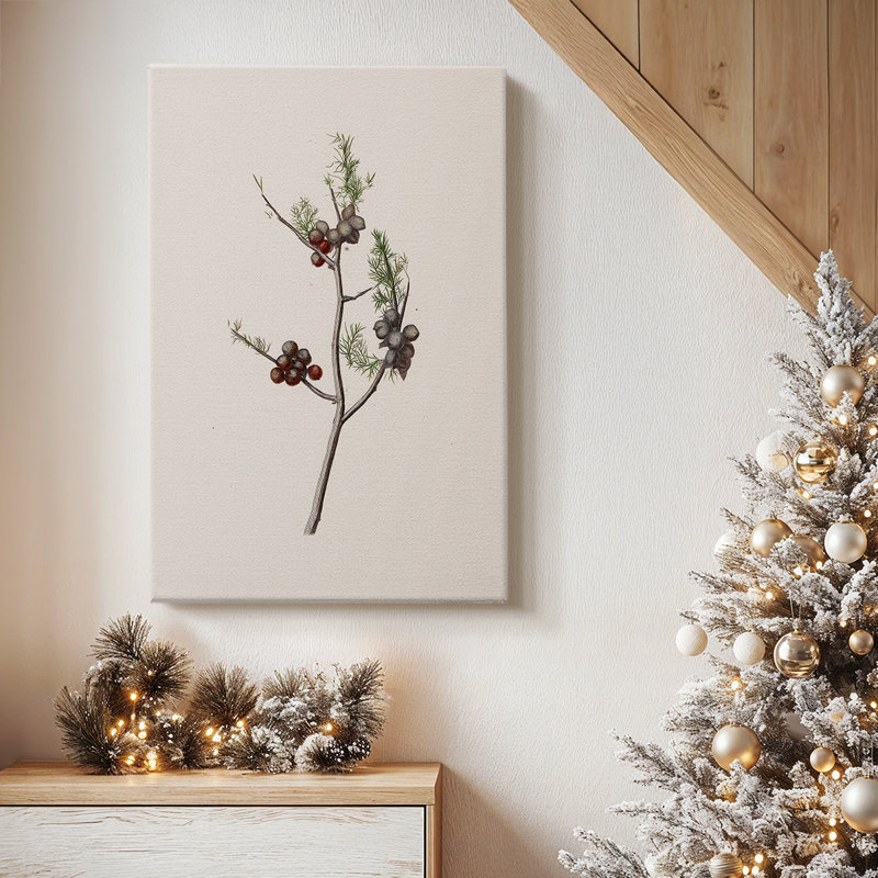 Silver Nativity Promise-Premium Gallery Wrapped Canvas, 18" H x 12" W