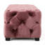 L 18,78 po, velours rosé avec point de diamant chic, ensemble l 19,5 po, moderne