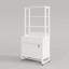 Armoire de bureau 2 tiroirs avec bibliothèque