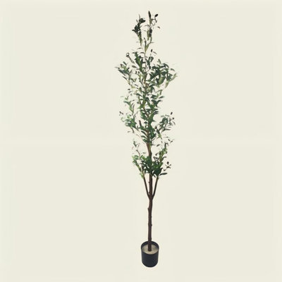 Ahrens Faux Olive Tree for Office Home, Living Room, Patio Type A