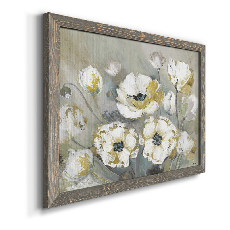 " Soft Spring " Painting Print, 37.5" H x 27.5" W x 1.5" D, Gray