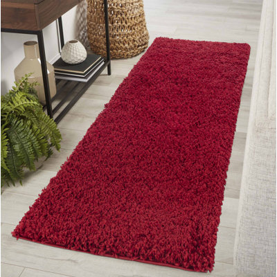 Esterly Solid Colour Shag Area Rug