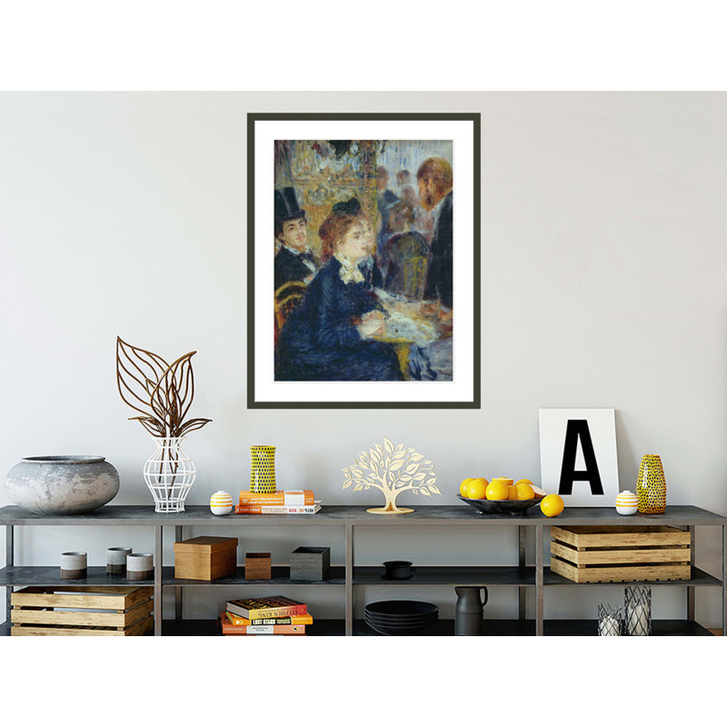 «At the Cafe» par Pierre-Auguste Renoir, impression giclée encadrée, H 41,5 po x l 32,7 po