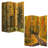 Eugenio 48'' W x 72'' H 3 - Panel Solid Wood Folding Room Divider
