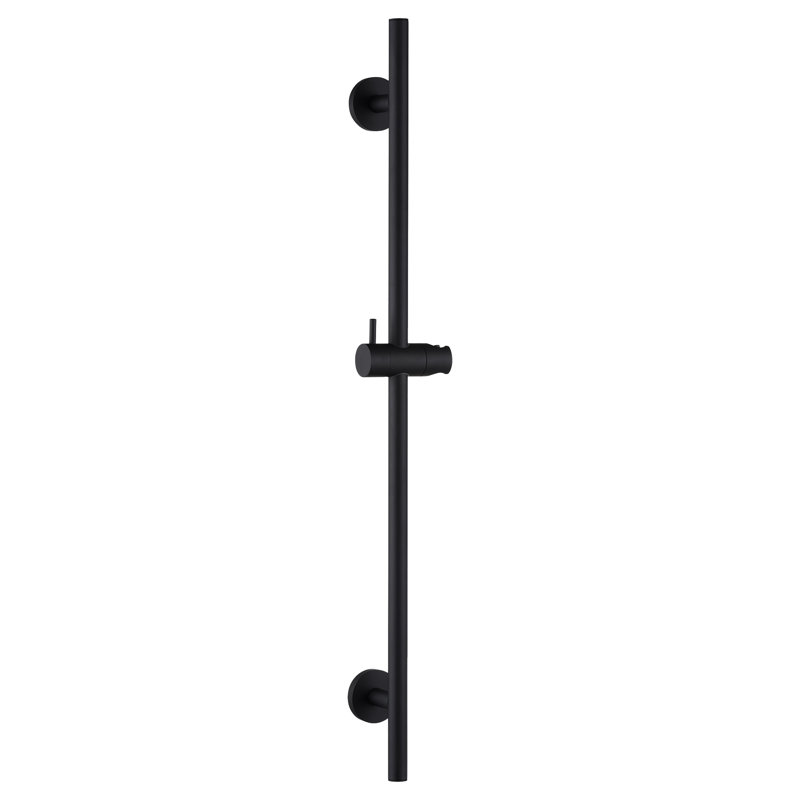30 In. Adjustable Slide Bar For Handheld Showerheads, Matte Black 