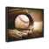 'Baseball Glove at Home Plate' by Shawn St.Peter- Floater Frame Photograph Print on Canvas
