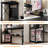 Reversible L Shaped Desk with Power Outlets and Fabric Drawers-1755578963