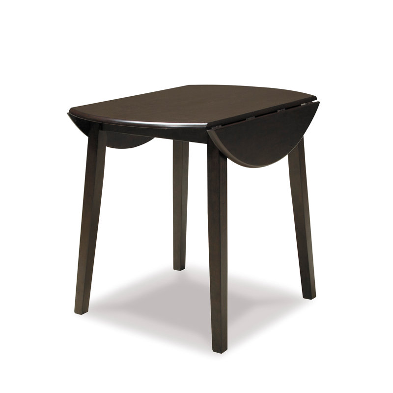 Leanndra Extendable Round Solid Wood Base Dining Table