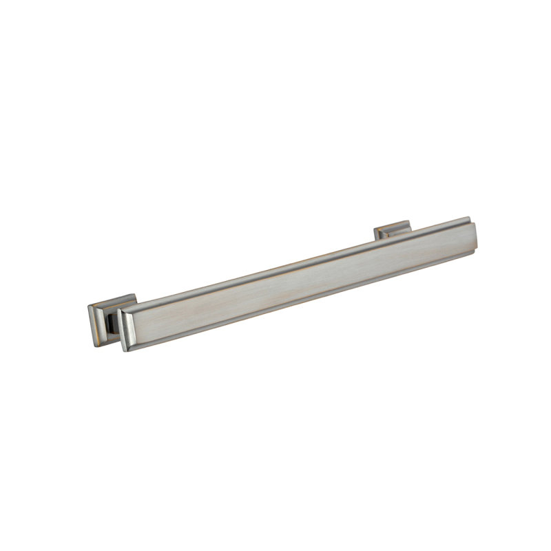Poignée barre Alhambra, 6,3 po, Chrome patiné