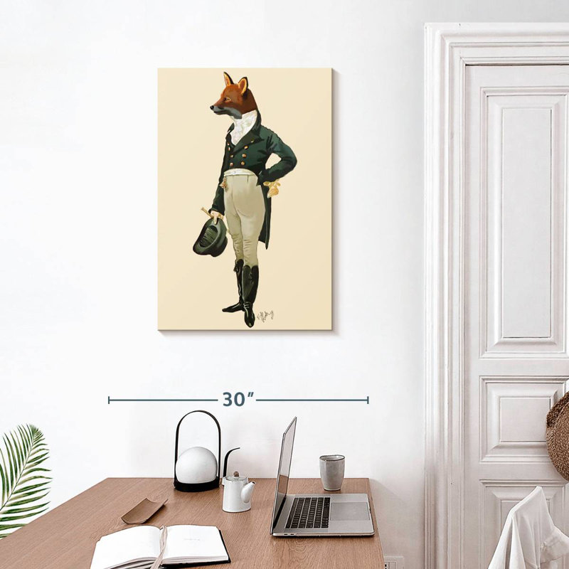 Ketti Dandy Fox, 30" H x 20" W