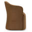 Timothy - Chaise moderne en tissu brun