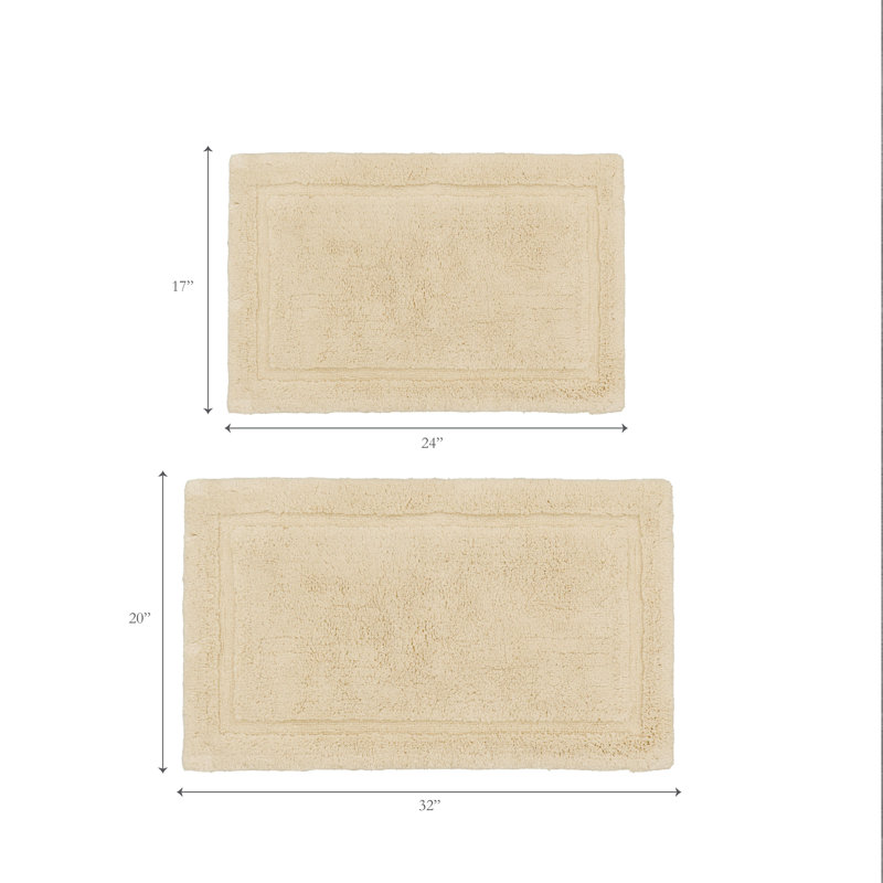 Rane Plush Bath Rug, Beige