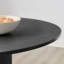 Penny Pillar Round Dining Table Set With 4 Luxury Faux Leather Dining Chairs - Scratch Resistant Top-107127901-107127902