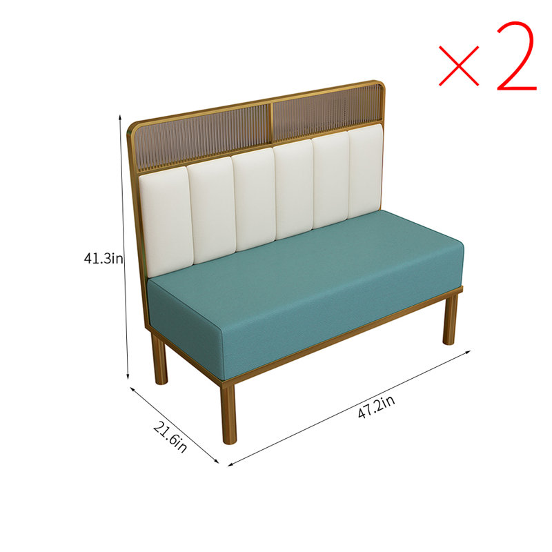 Banc rembourré en similicuir