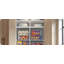 Les bacs de rangement empilables Sorbus s'ouvrent à l'avant, les bacs de rangement empilables transparents, les bacs de rangement pour rangement et d'organisation, les bacs de rangement empilables en acrylique pour la cuisine, les bacs de rangement de garde-manger transparents (petits)-128838274