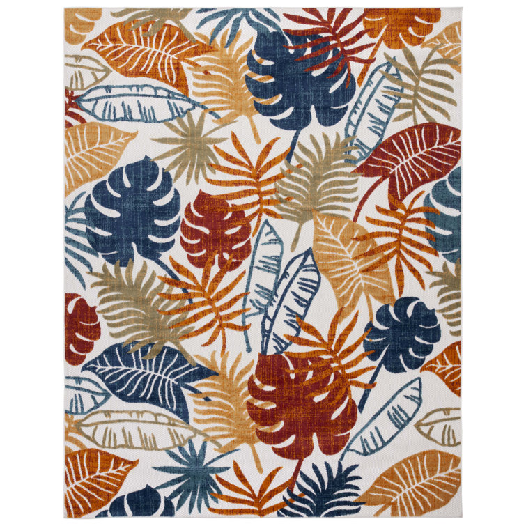 Anakin Performance Floral Indoor/Outdoor Area Rug