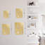 Décoration murale abstraite vase botanique silhouette abstraite moderne décoration murale décoration murale-124838469-124838466