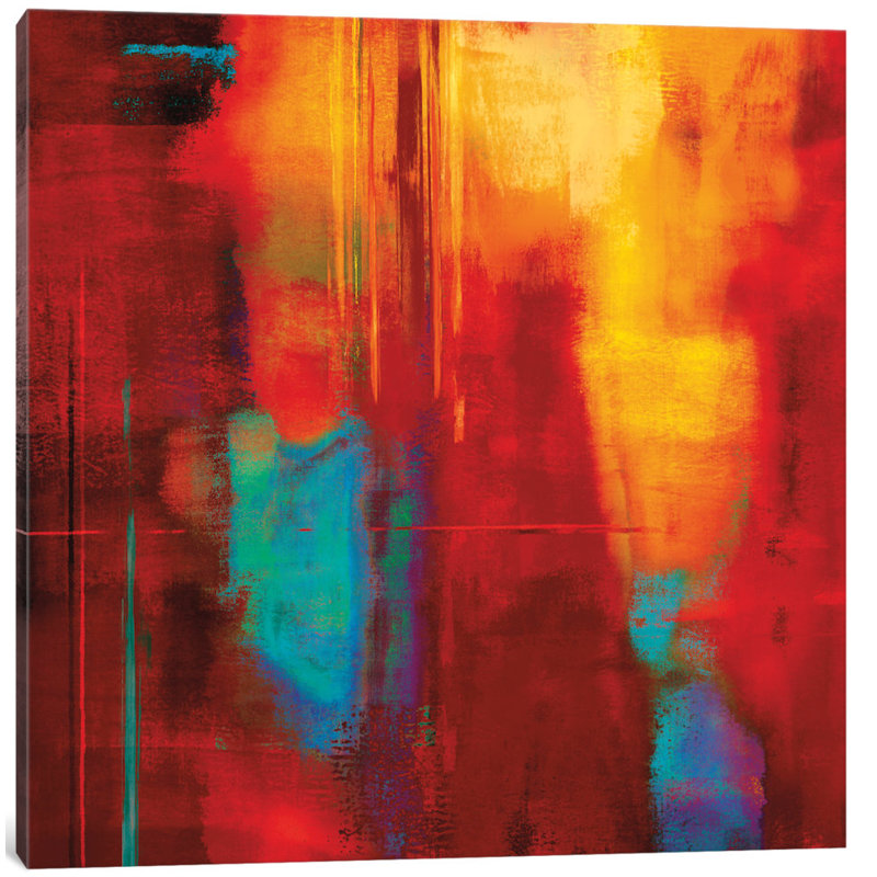 « zone i », reproduction d’art sur toile, H 12 po x l 12 po x P 0,75 po, Toile tendue