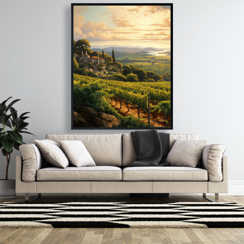 Calm Dusk Print On Canvas