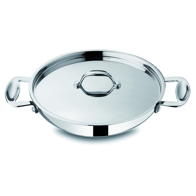 GLAMOUR DIAMOND Stainless Steel Non-Stick Frying Pan