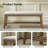 44.4"W Modern Upholstered Wooden Storage Bench with Lower Shelf-1589570107