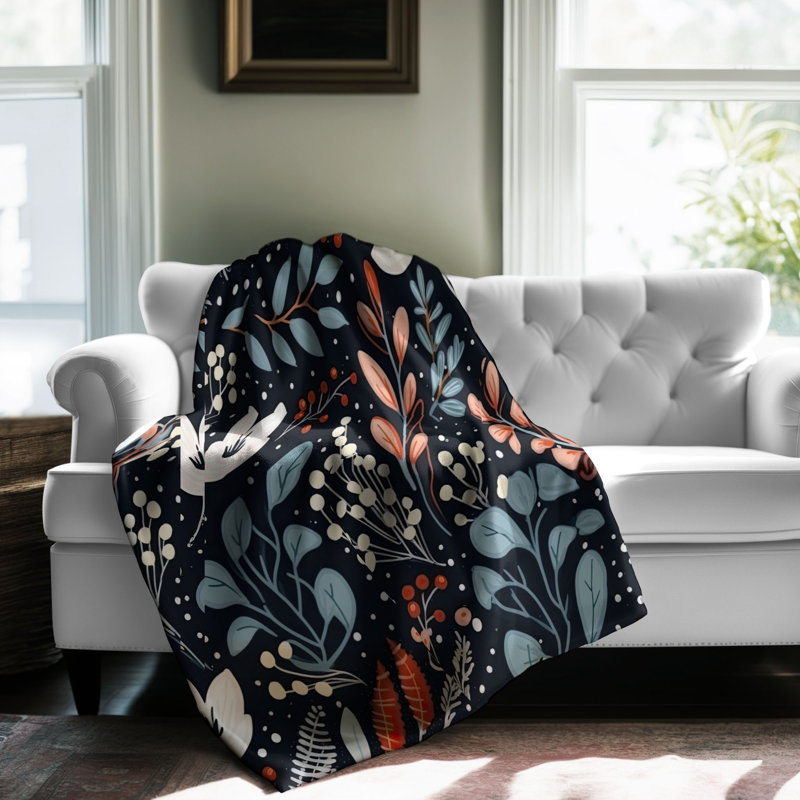 Throw Blanket, 50" W x 60" L