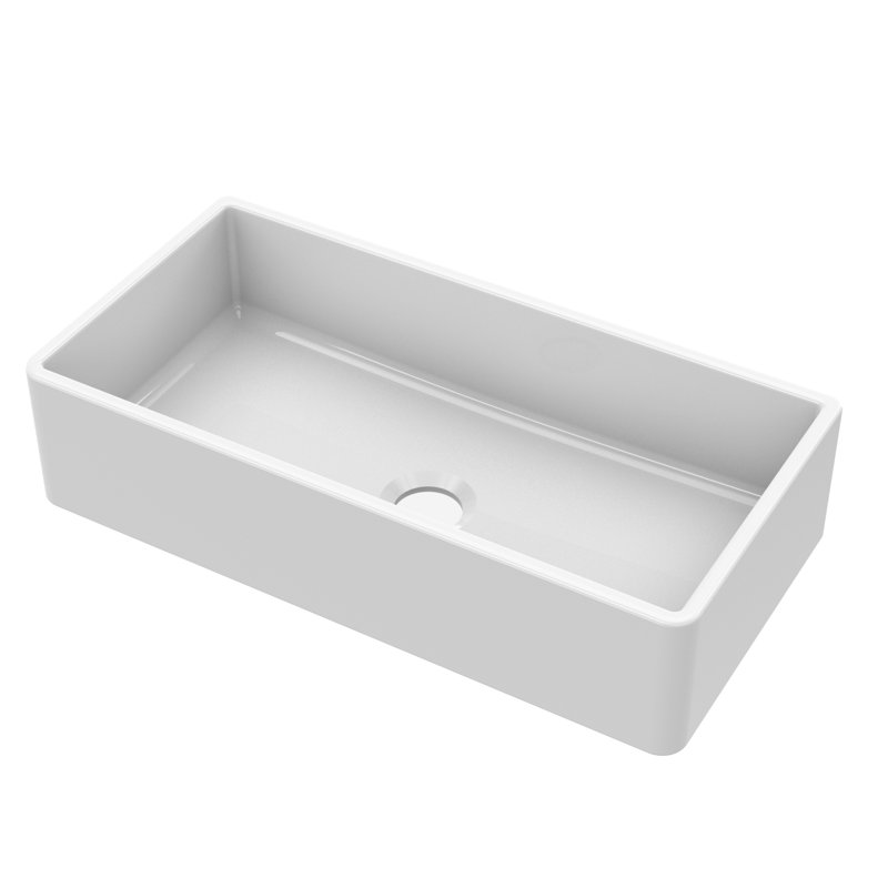 Évier de cuisine à tablier frontal simple 36 po Nuie Butler