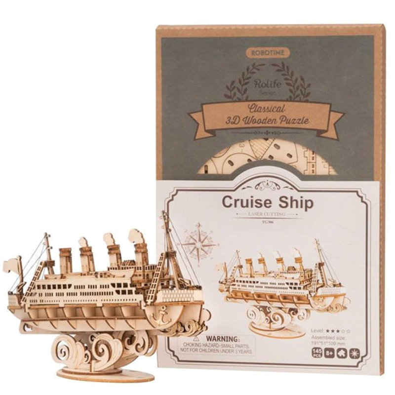 Bricolage 3D - Bateau de croisière - 145 pièces